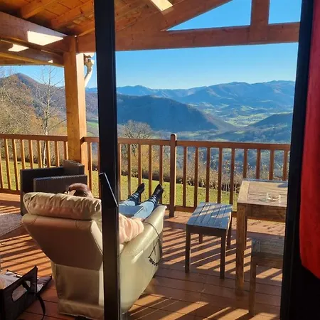 Xuritenborda 7 Personnes Avec Vue Exceptionnelle Sur Les Montagnes Basque, Lits 180 King Size أوسْ